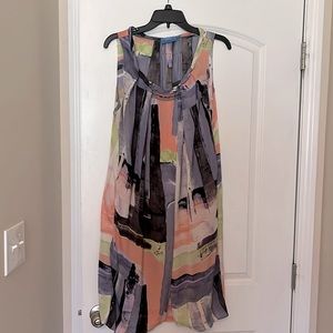 Multi color Vera wang mini jeweled dress
